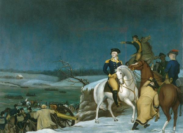 Edward Hicks Washington at the Delaware oil painting picture